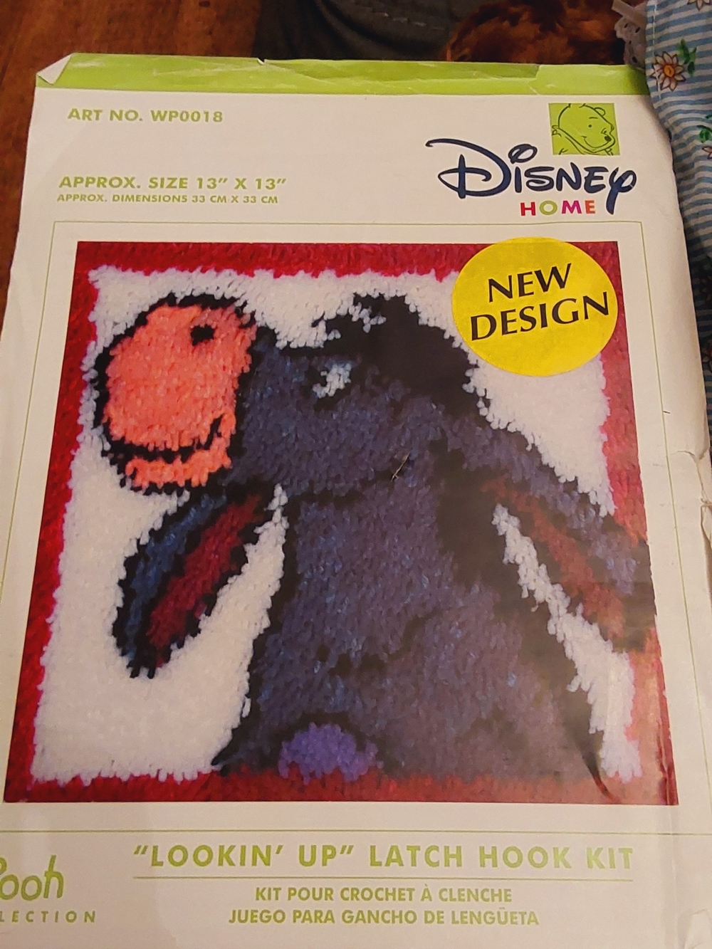 Disney Home Latch Hook Art - Orange, Black, White, Red, Purple